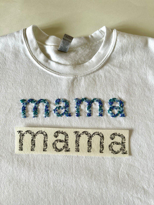 Floral Mama Digital Embroidery Design