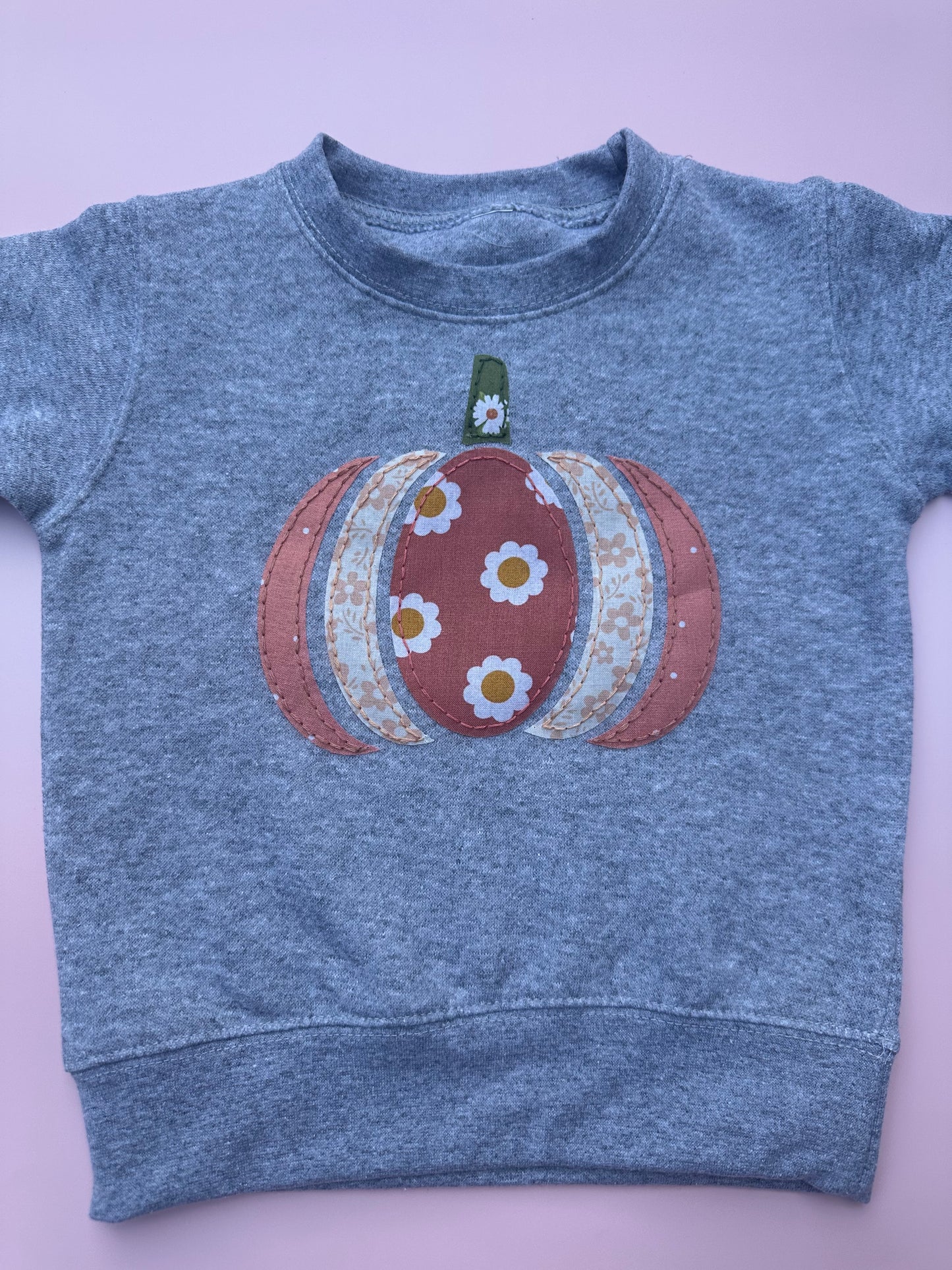Applique Pumpkin Digital Embroidery Design