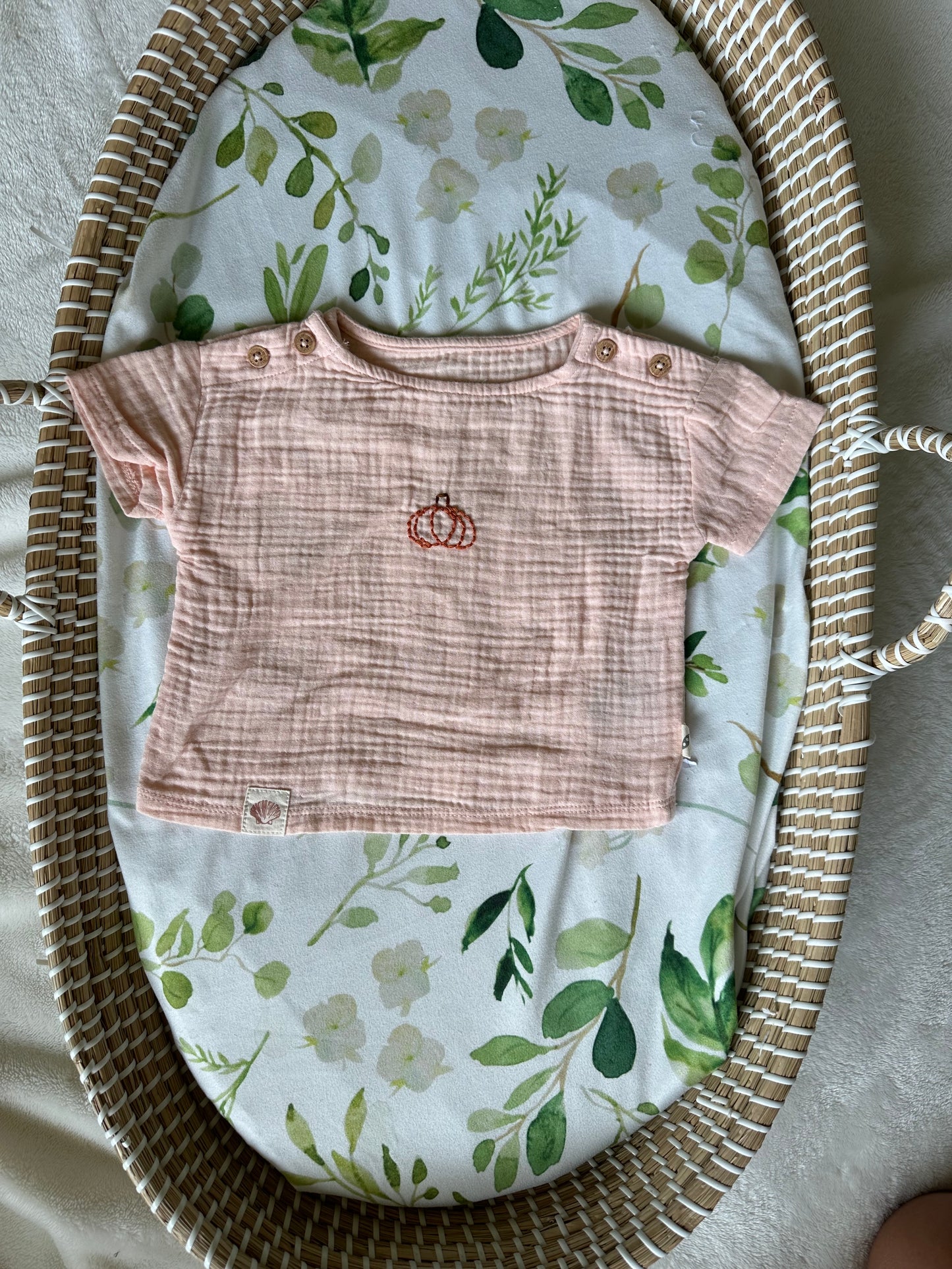 3-6 month pumpkin shirt