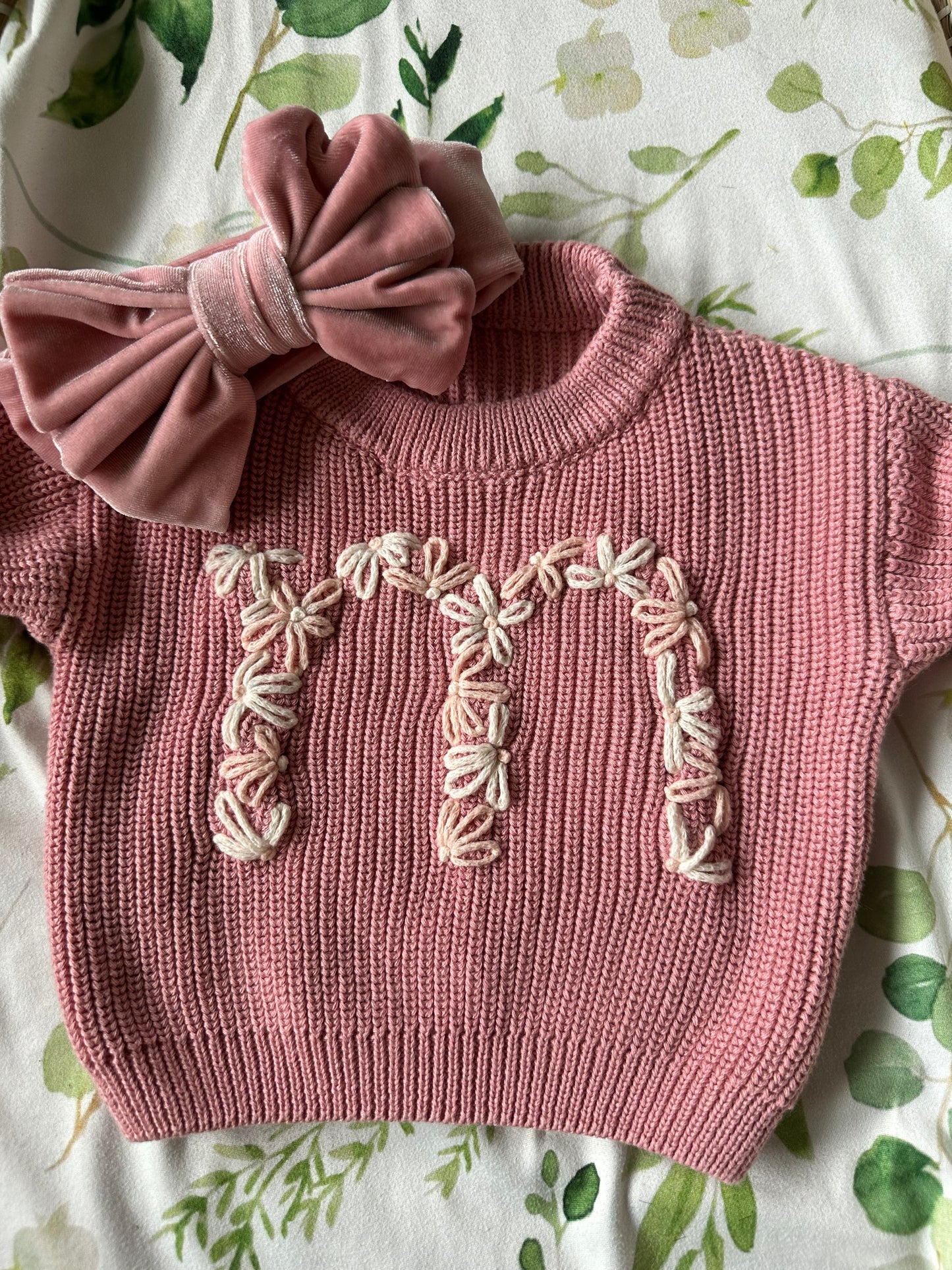 Daisy Alphabet Digital Embroidery Design