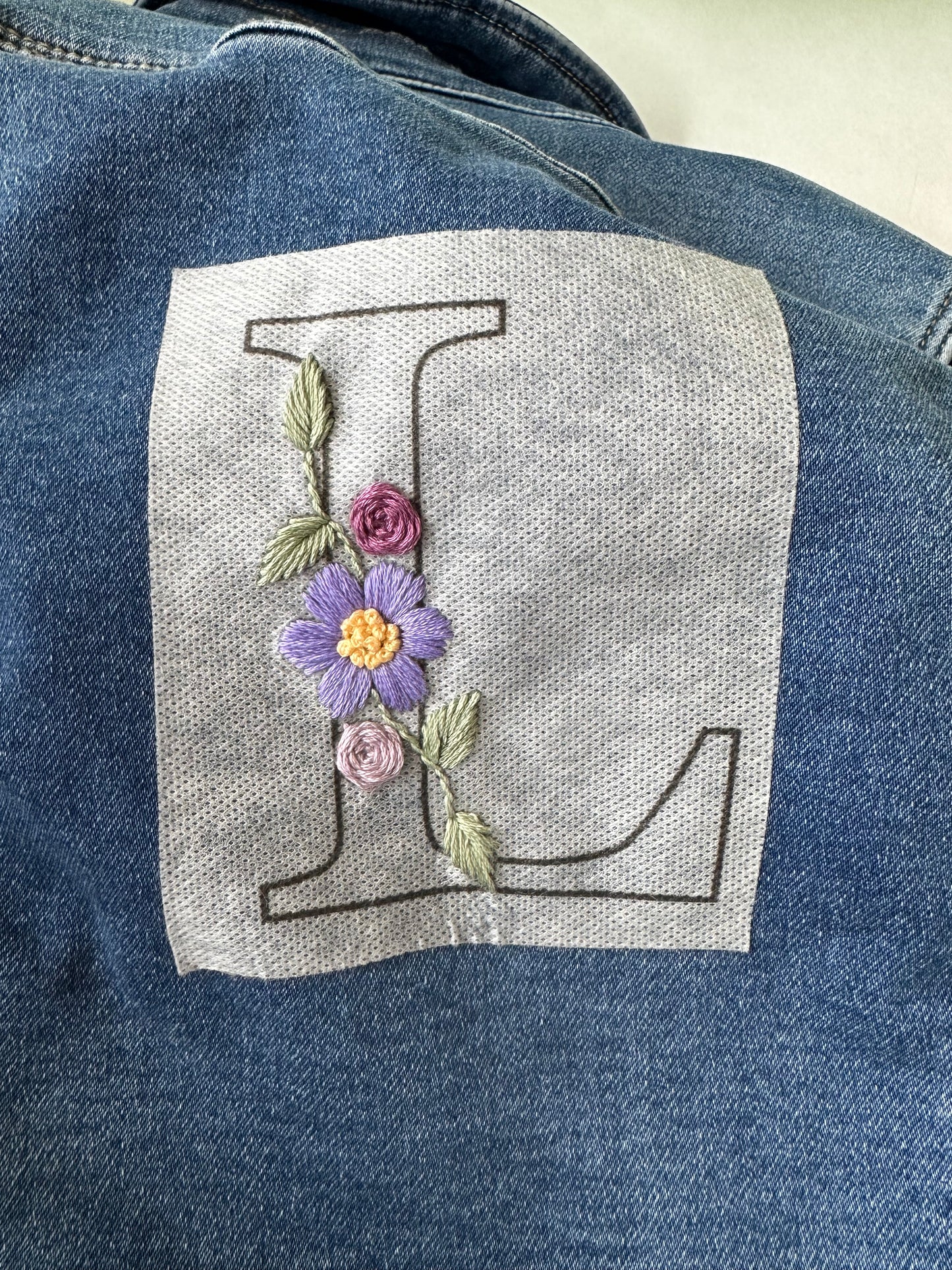 Floral Alphabet Digital Embroidery Design