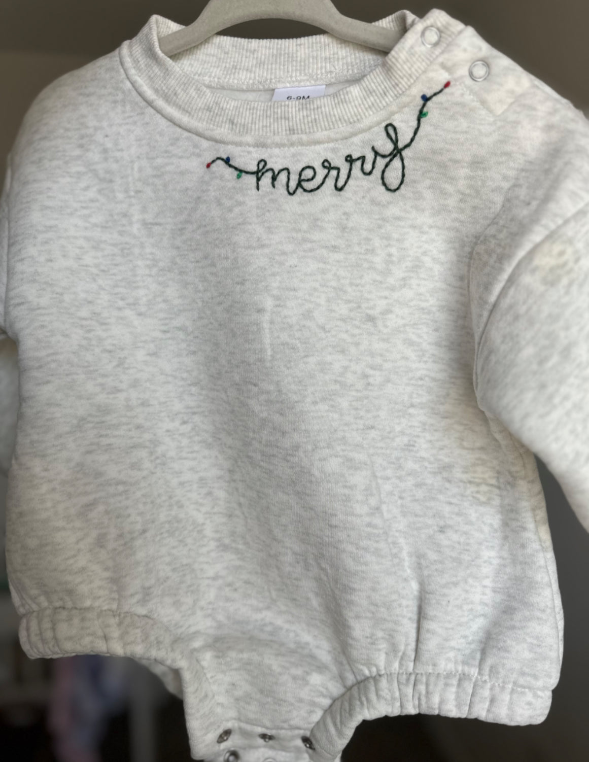 Christmas Neckline Digital Embroidery Design