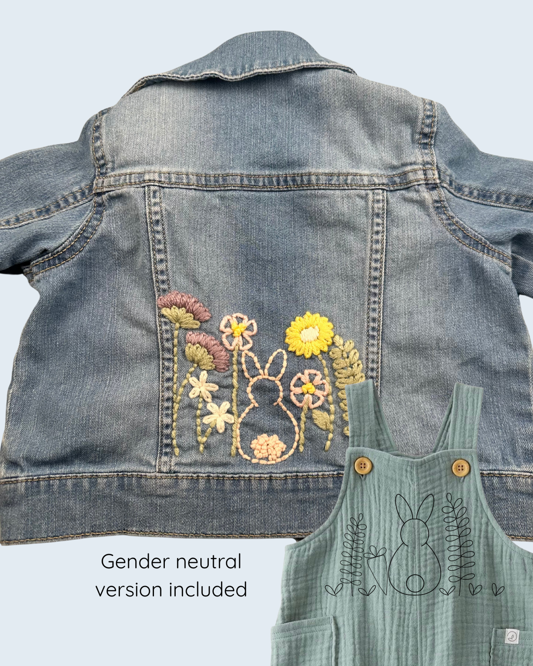 Spring Bunny Designs (Gender Neutral Version Included)