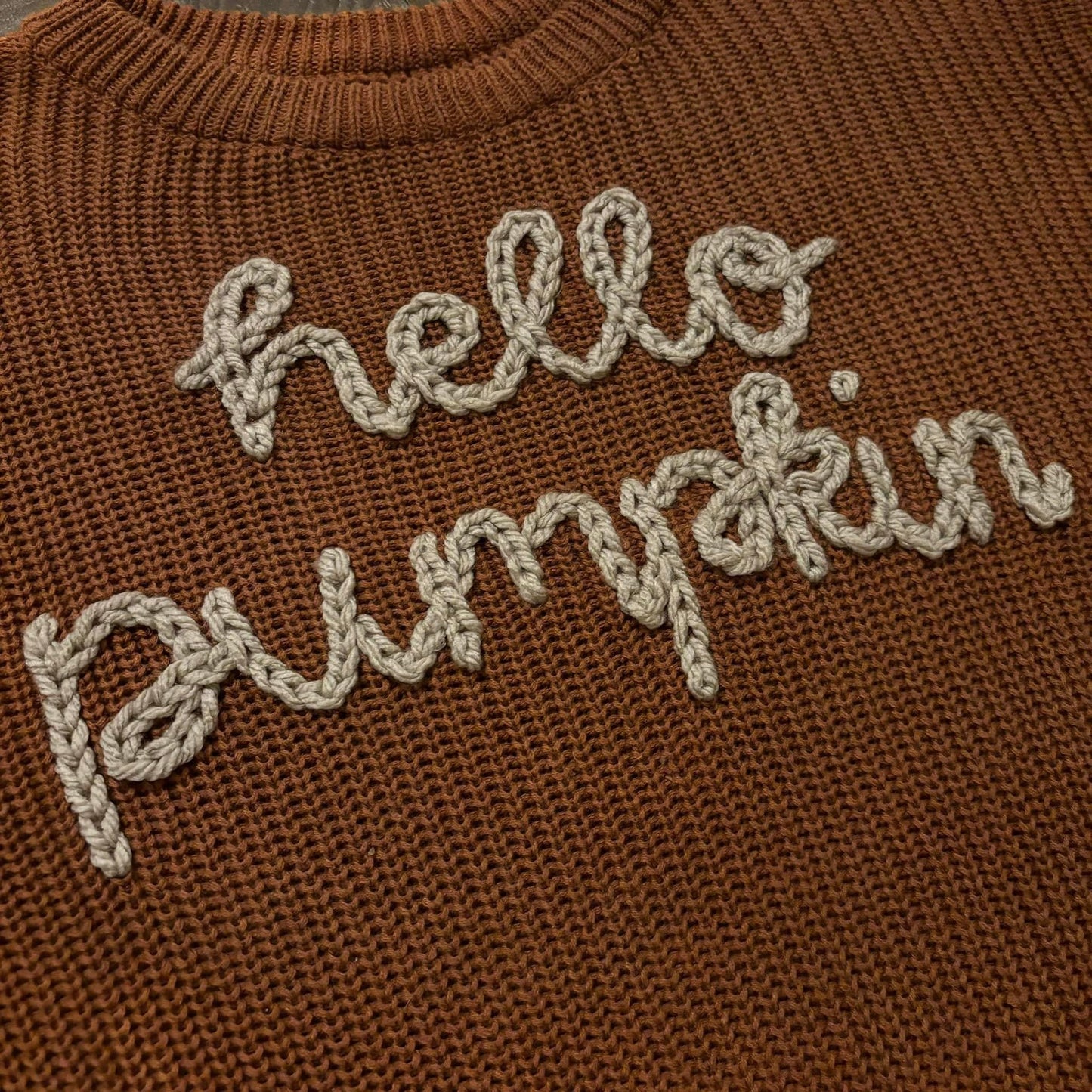 Hello Pumpkin Digital Embroidery Design