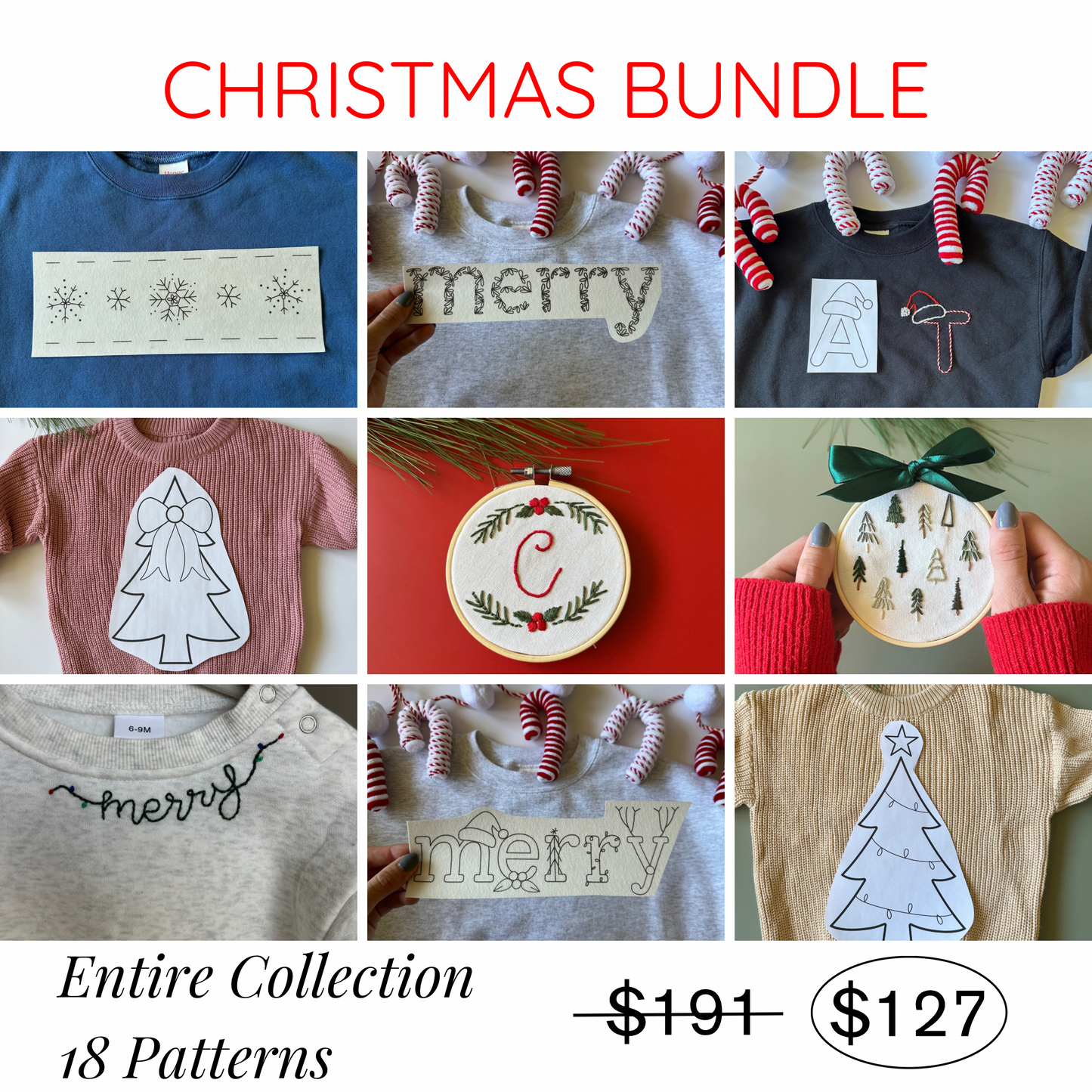 2024 AND 2025 Christmas Bundle (28 patterns)