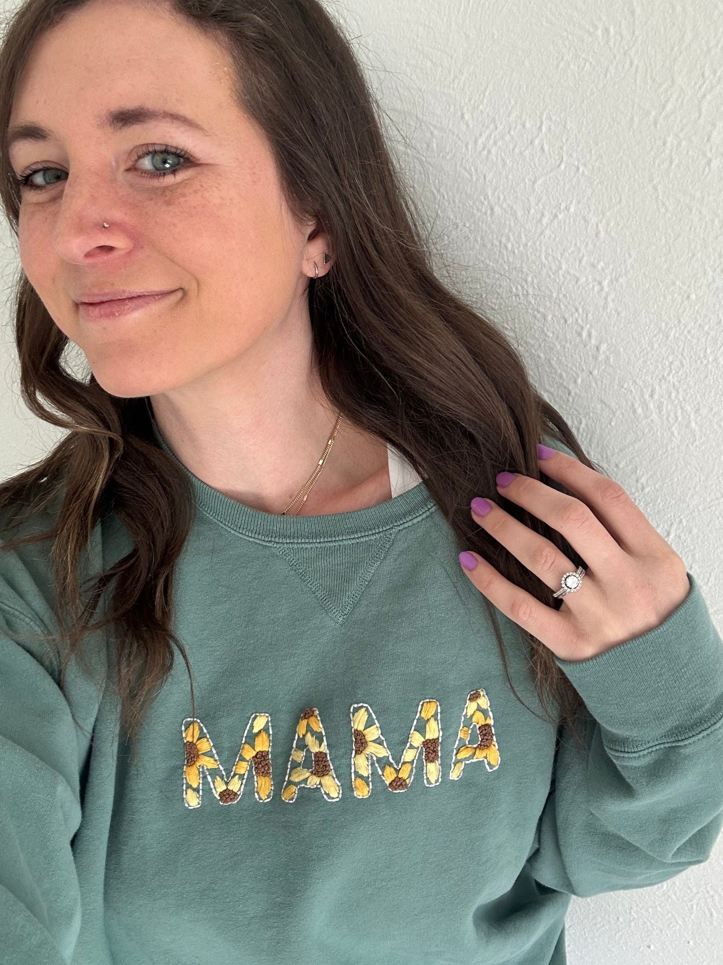 Sunflower Alphabet Digital Embroidery Design