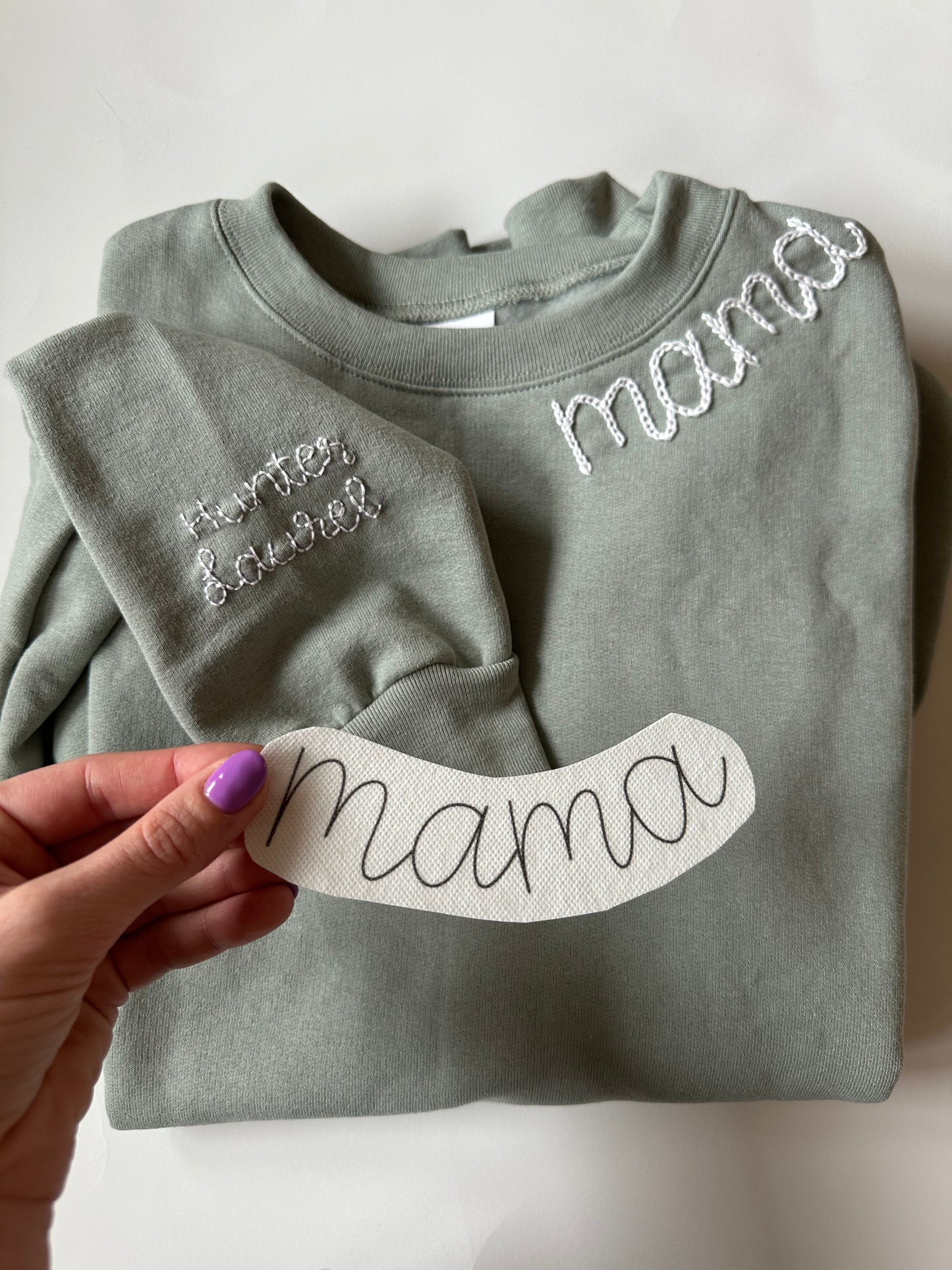 Mama Neckline Digital Embroidery Design