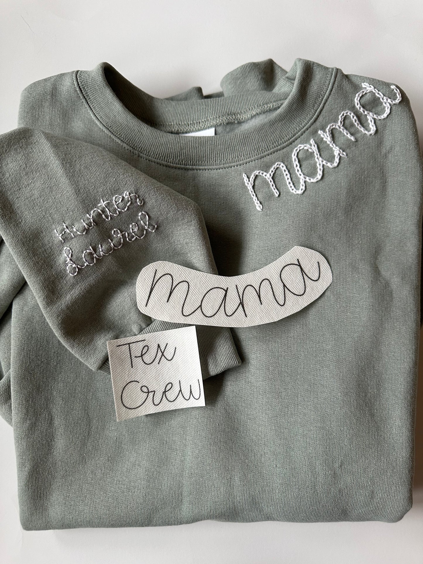 Mama Neckline Digital Embroidery Design