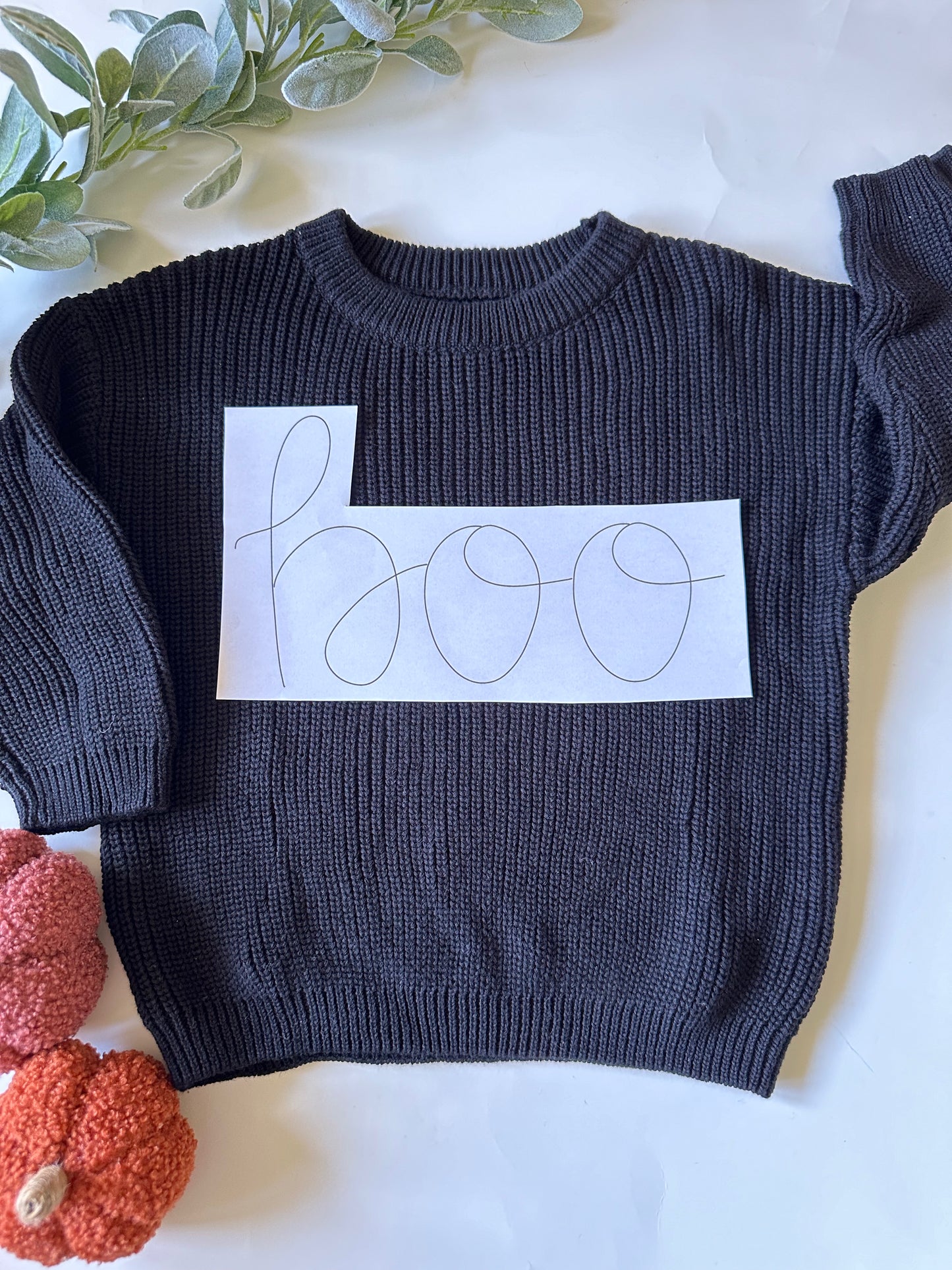 BOO Digital Embroidery Design