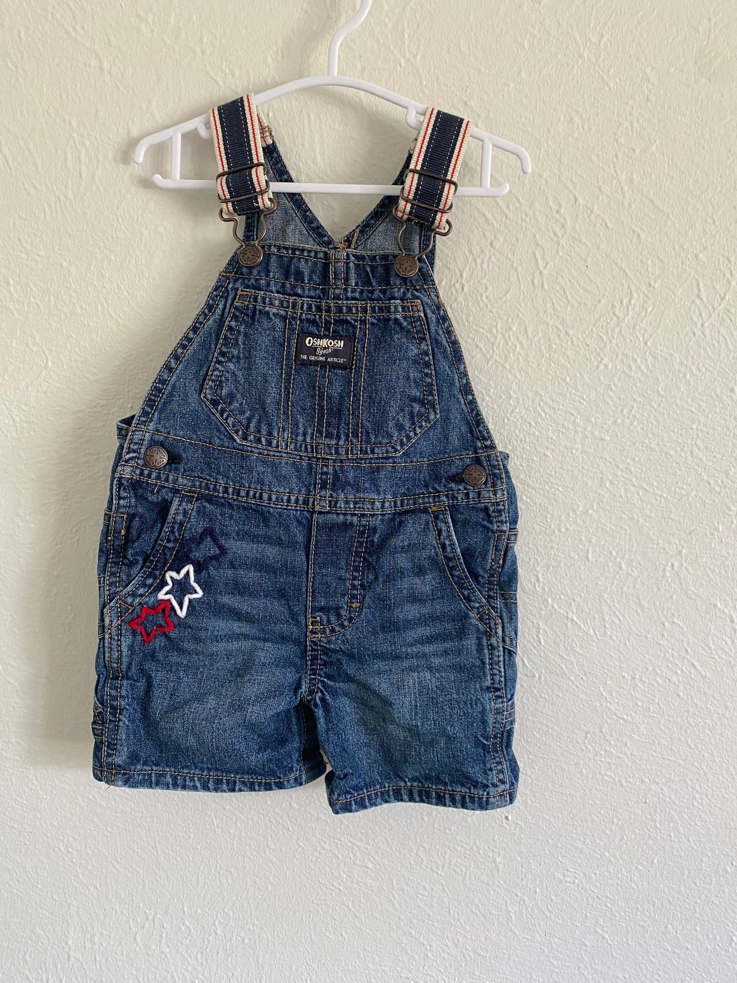 Upcycled Osh Kosh 12M Overalls