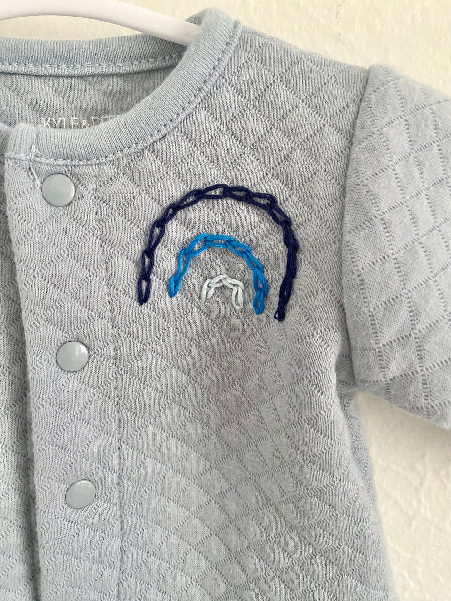 Upcycled Kyle and Deena 0-3 Month Cardigan