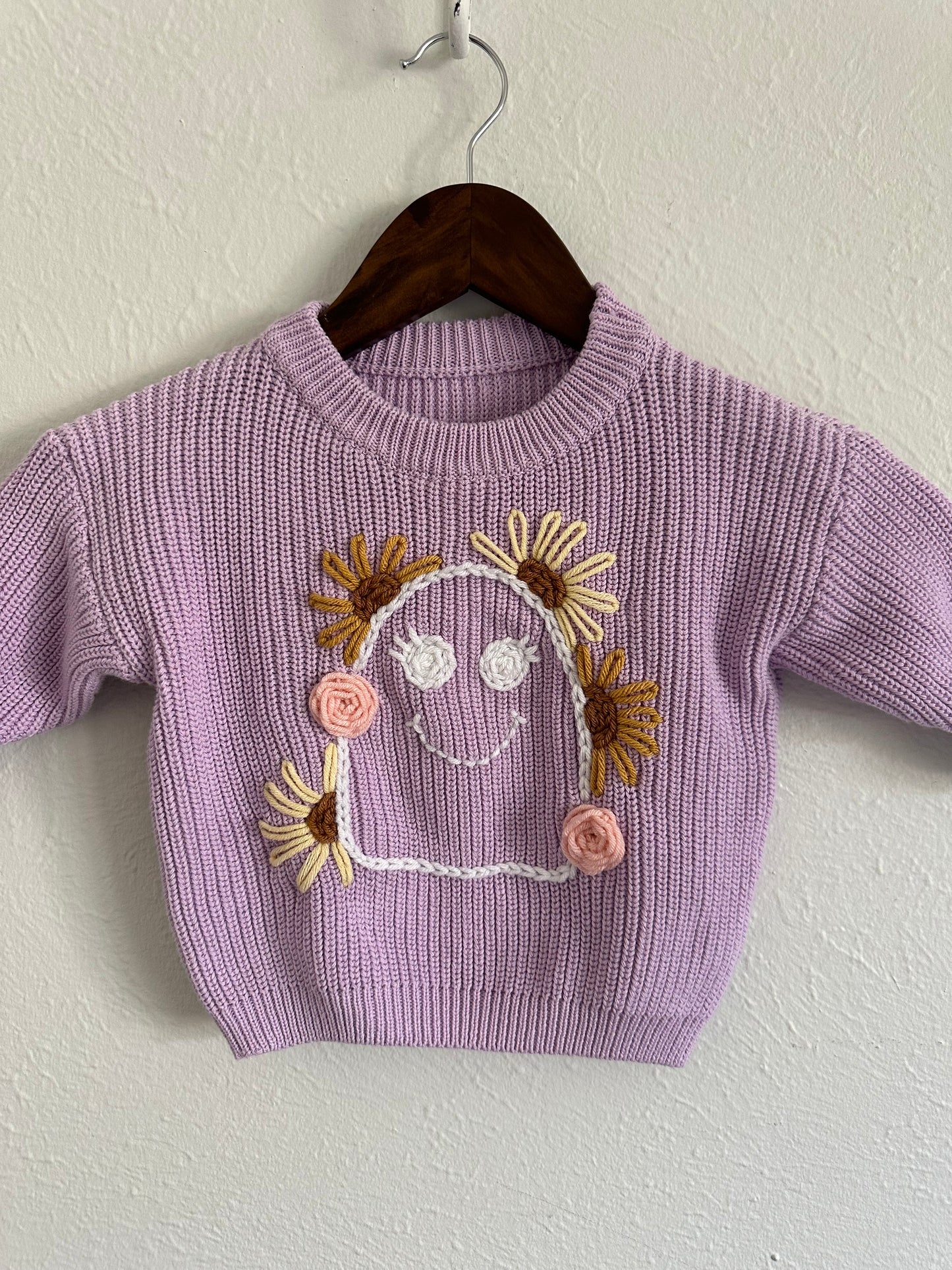 Floral Ghost Embroidery Pattern