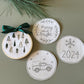 Christmas Ornament Digital Embroidery Design