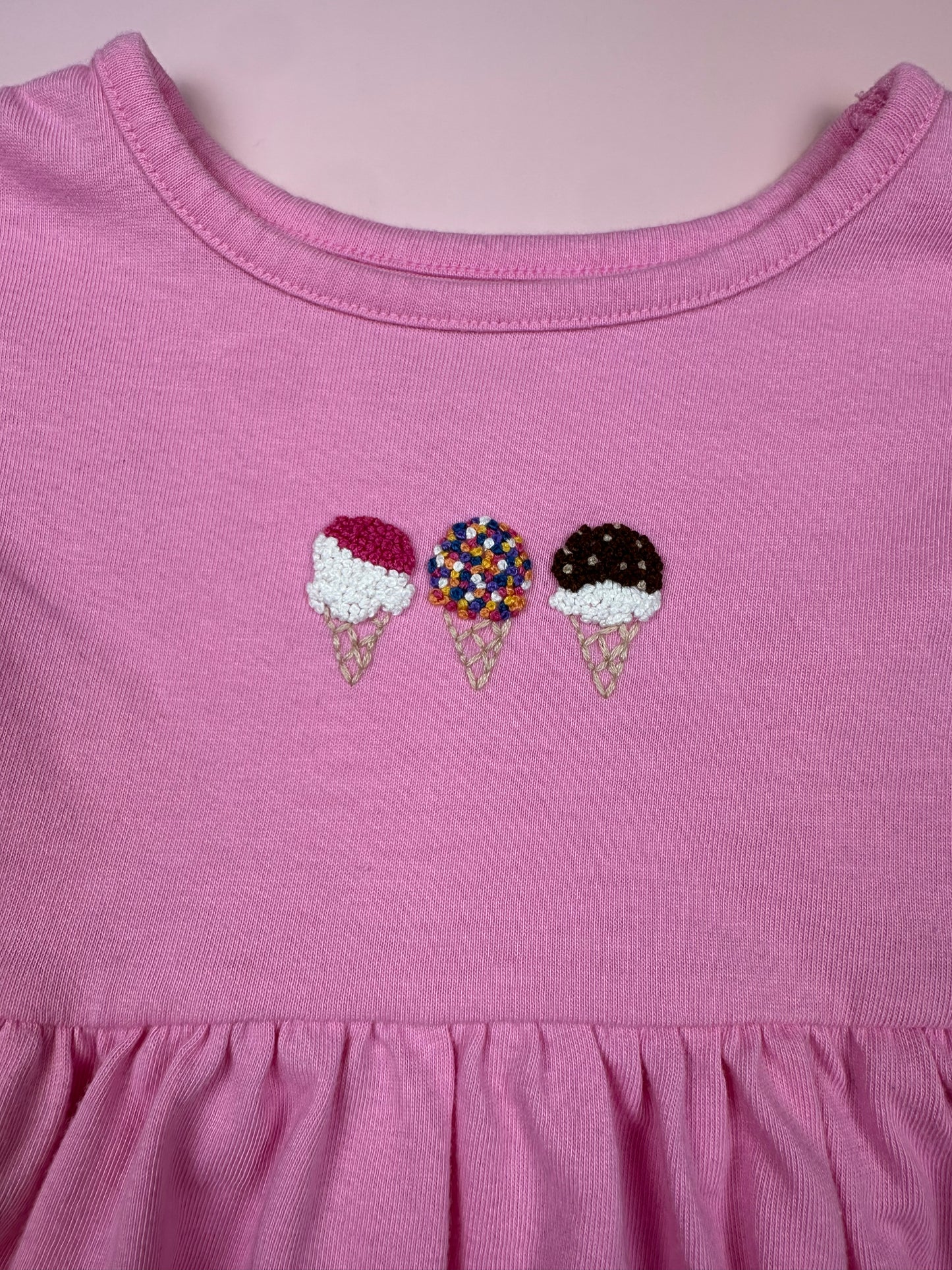 Ice Cream Cones Digital Embroidery Pattern