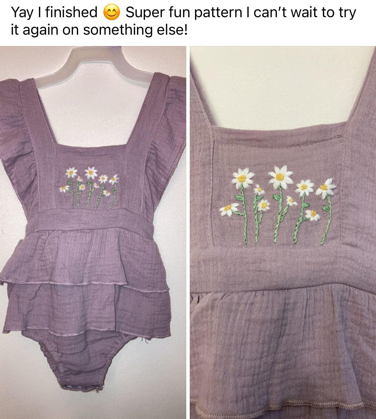 Daisy Daydream Digital Embroidery Pattern