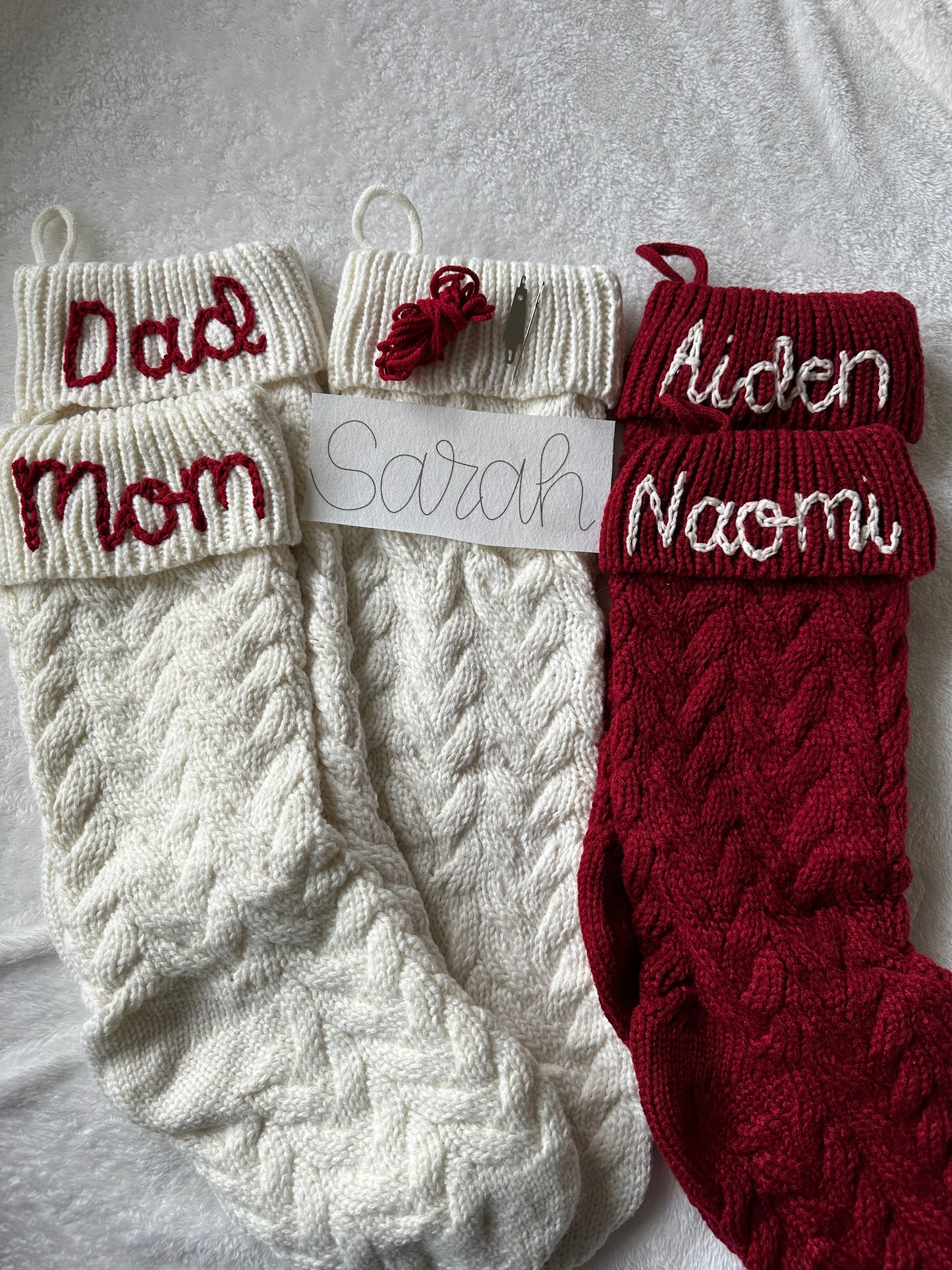 DIY Embroidered Stocking Kit