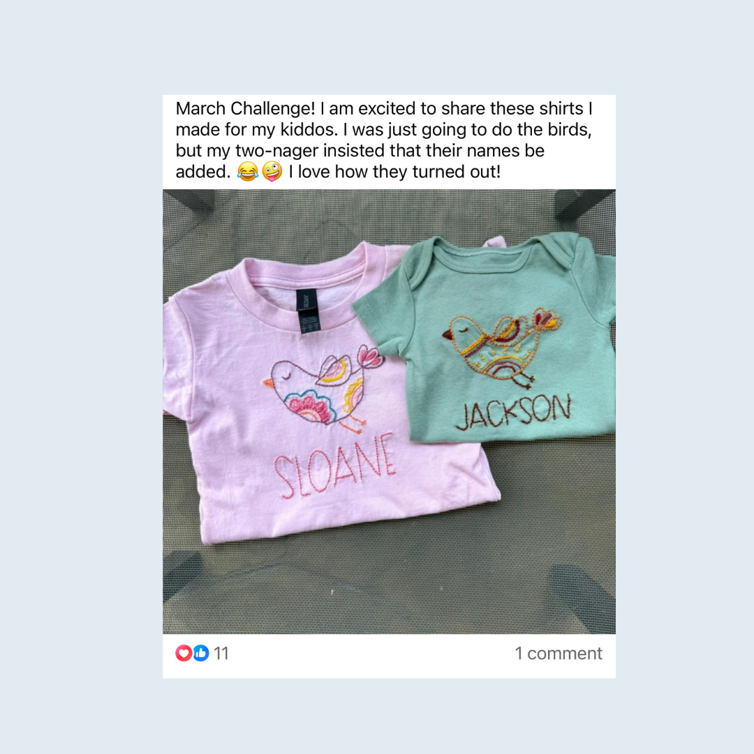 The Stitch Collective: A monthly embroidery club