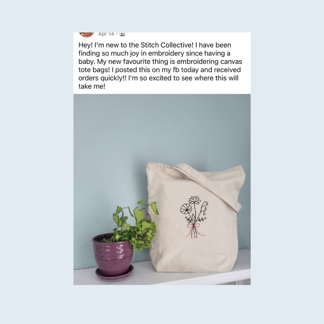 The Stitch Collective: A monthly embroidery club