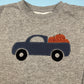 Applique Pumpkin Truck Digital Embroidery Design
