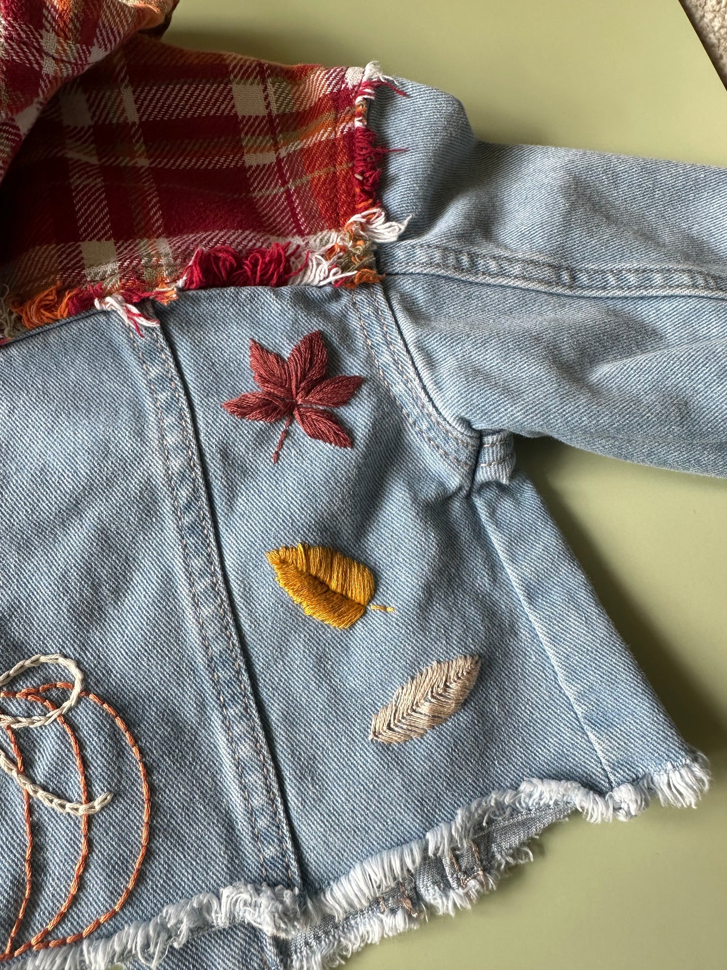 Fall Leaves and Pumpkin Embroidery Pattern- Includes Leaf Stitch Tutorials!