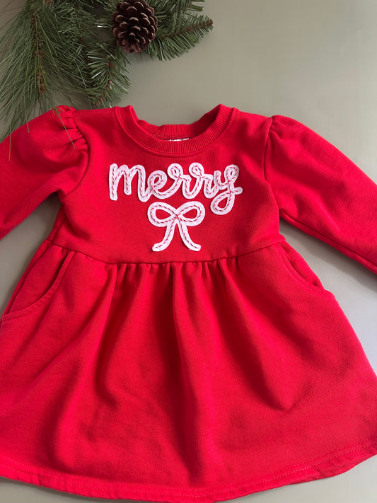 Merry Digital Felt Applique Design