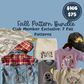 Fall Pattern Bundle | 7 Exclusive Clothing Embroidery Patterns (Members Only)