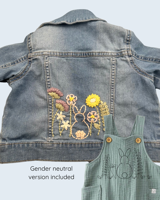 Spring Bunny Designs (Gender Neutral Version Included)