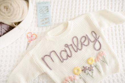 Everyday favorites stitched on clothing
