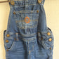 Upcycled 2T overalls