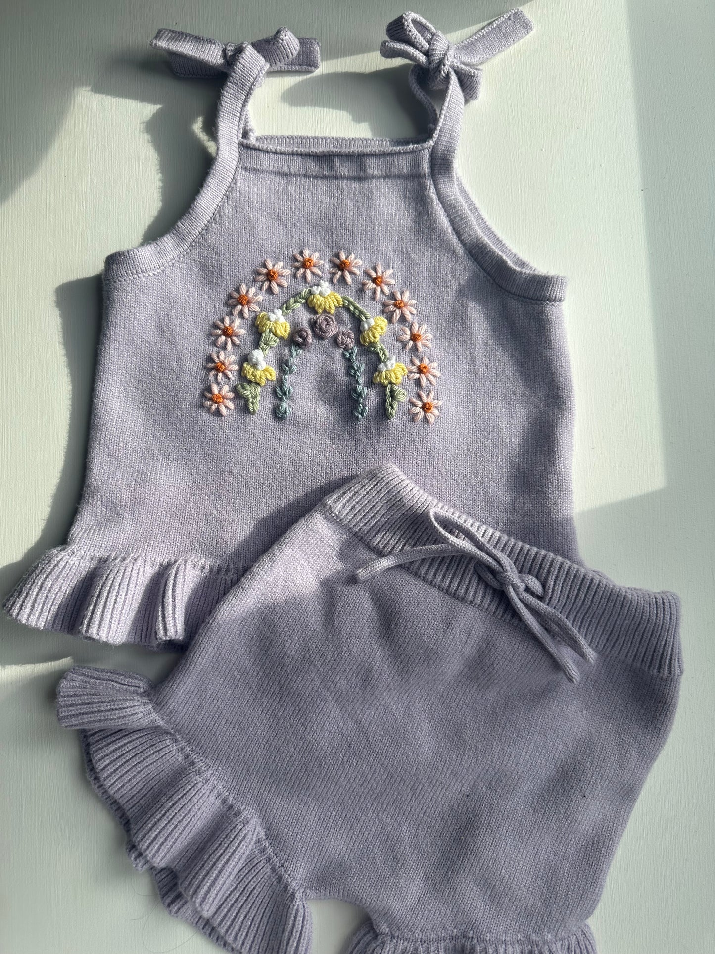 Boho Rainbow Digital Embroidery Pattern