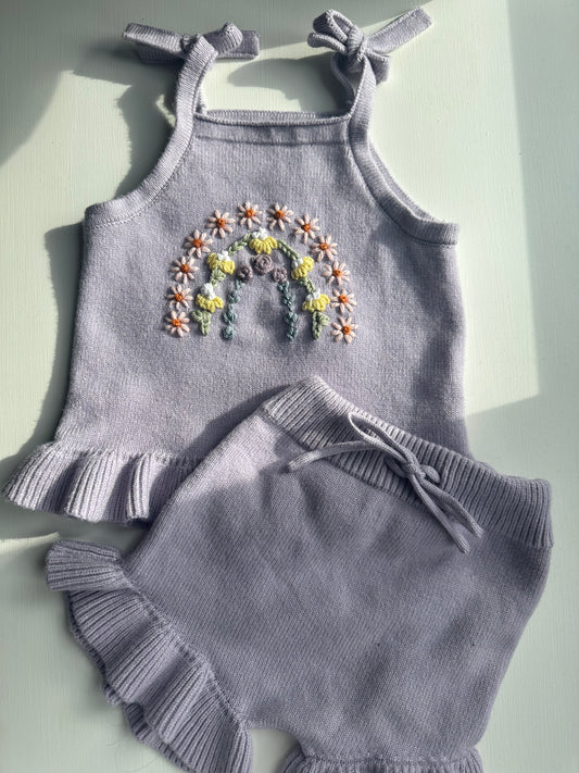 Boho Rainbow Digital Embroidery Pattern